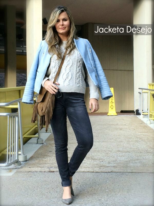 pastel colored leather jacket, zara blue leather jacket, spring jacket, street style fashion jacket, jaqueta desejo da zara, jaqueta da camila coelho